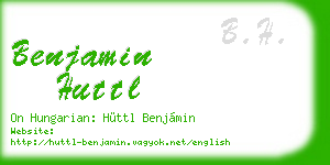 benjamin huttl business card